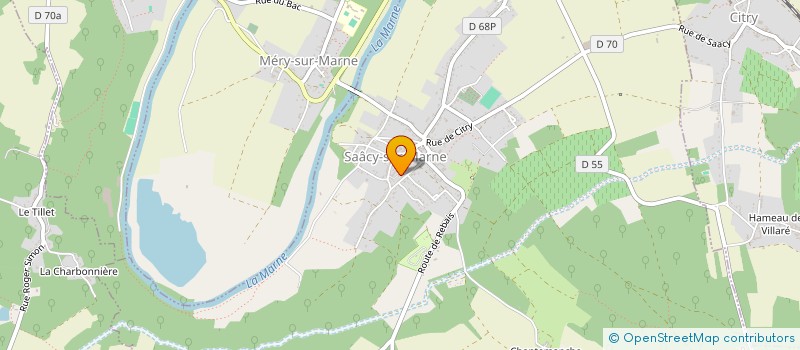 localisation de l'entreprise MONSIEUR MILAN DORDEVIC  SAACY-SUR-MARNE