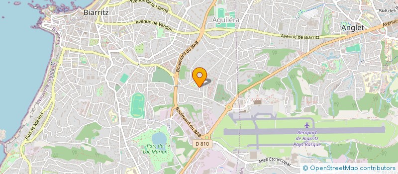 localisation de l'entreprise MONSIEUR MILAN EICHE  BIARRITZ