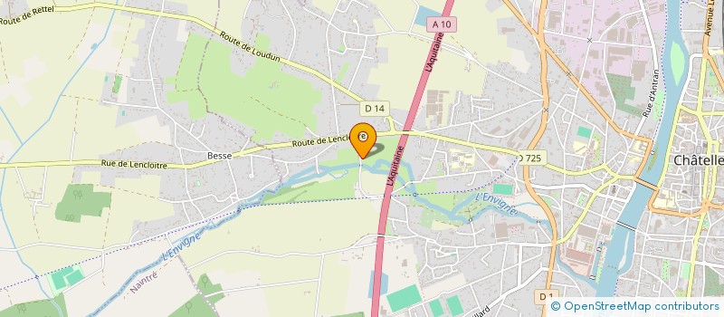 localisation de l'entreprise MONSIEUR MILAN FAZILLEAU à CHATELLERAULT