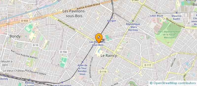 localisation de l'entreprise MONSIEUR MILAN FOULON à LE RAINCY