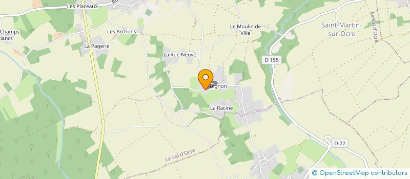 localisation de l'entreprise MONSIEUR MILAN GRUMIC  LE VAL D'OCRE