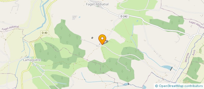 localisation de l'entreprise MONSIEUR MILAN HUSAK  FAGET-ABBATIAL