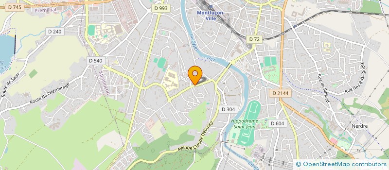 localisation de l'entreprise MONSIEUR MILAN KREMNICKY  MONTLUCON