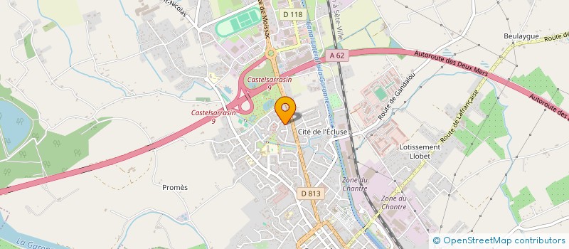 localisation de l'entreprise MONSIEUR MILAN LIRMAIL  CASTELSARRASIN