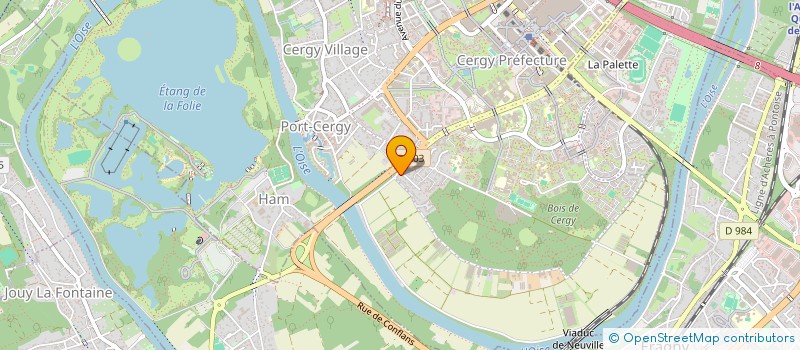 localisation de l'entreprise MONSIEUR MILAN MANKUZHY BIBN  CERGY