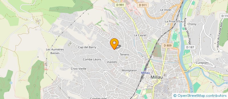 localisation de l'entreprise MONSIEUR MILAN MARTITOVIT  MILLAU