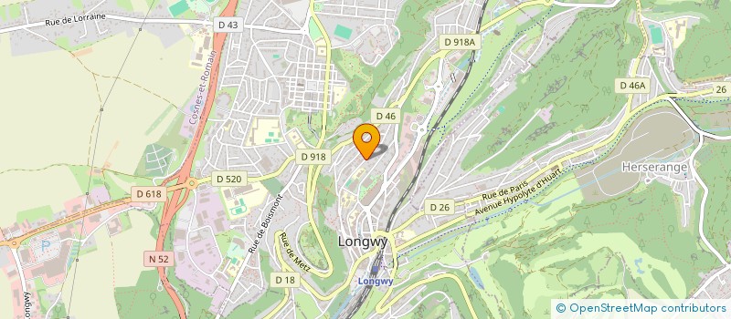 localisation de l'entreprise MONSIEUR MILAN NARTINOVIC à LONGWY