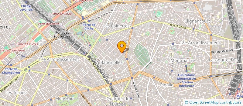 localisation de l'entreprise MONSIEUR MILAN OBRENOVITCH  PARIS