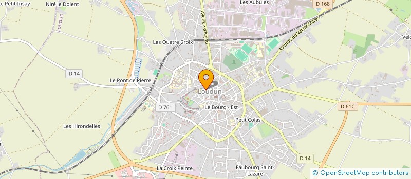 localisation de l'entreprise MONSIEUR MILAN POUPARD  LOUDUN