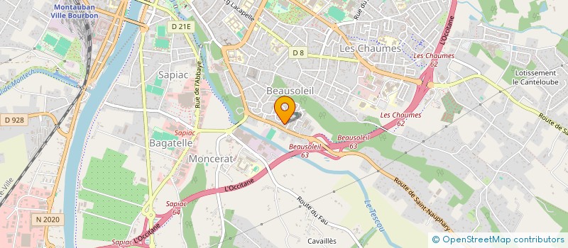 localisation de l'entreprise MONSIEUR MILAN SIVAK  MONTAUBAN