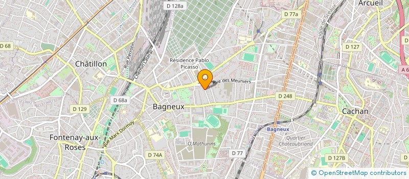 localisation de l'entreprise MONSIEUR MILAN STAMENKOVIC à BAGNEUX