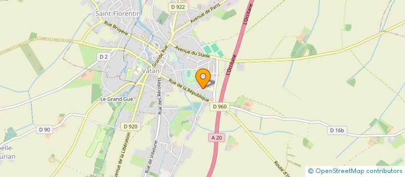 localisation de l'entreprise MONSIEUR MILANE GAUTIER à VATAN