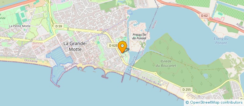 localisation de l'entreprise MONSIEUR MILANN VALVERDE  LA GRANDE-MOTTE