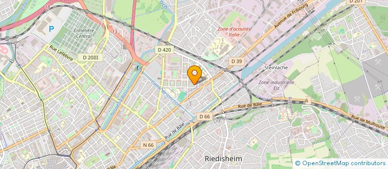 localisation de l'entreprise MONSIEUR MILAZIM BAJRA  MULHOUSE