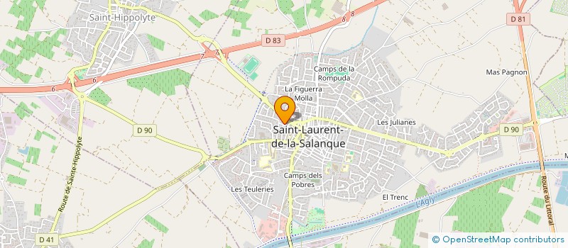 localisation de l'entreprise MONSIEUR MILDRED MONTERDE SALES à SAINT-LAURENT-DE-LA-SALANQUE