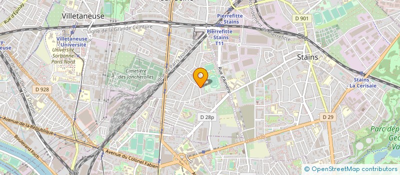 localisation de l'entreprise MONSIEUR MILED AISSINE à PIERREFITTE-SUR-SEINE