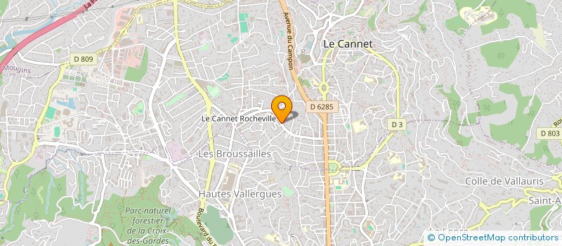 localisation de l'entreprise MONSIEUR MILED BEJAOUI à LE CANNET