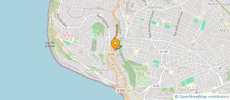 localisation de l'entreprise MONSIEUR MILED FADEL à SAINTE-ADRESSE