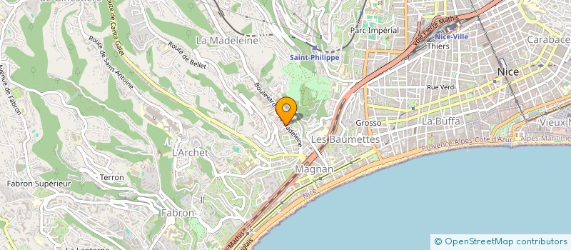 localisation de l'entreprise MONSIEUR MILED JDEY à NICE