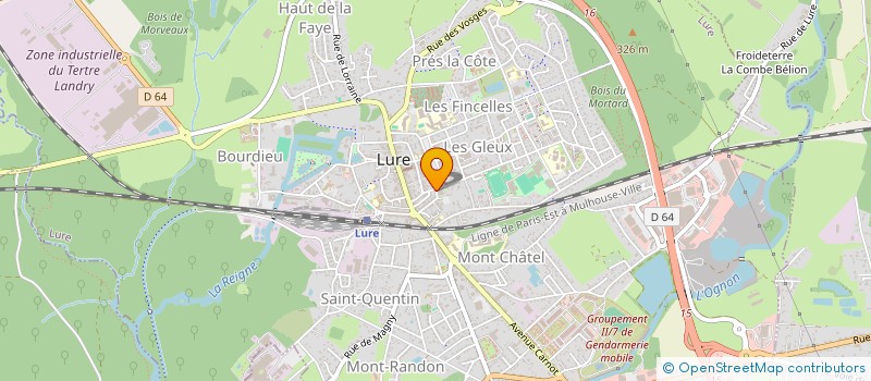 localisation de l'entreprise MONSIEUR MILEN MILOSAVLJEVIC à LURE