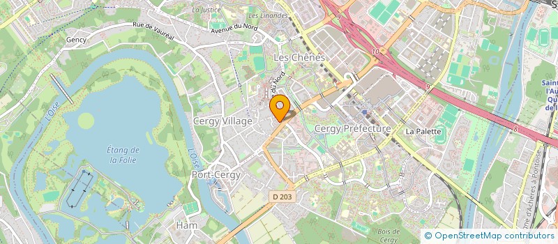 localisation de l'entreprise MONSIEUR MILENKO KECMAN  CERGY