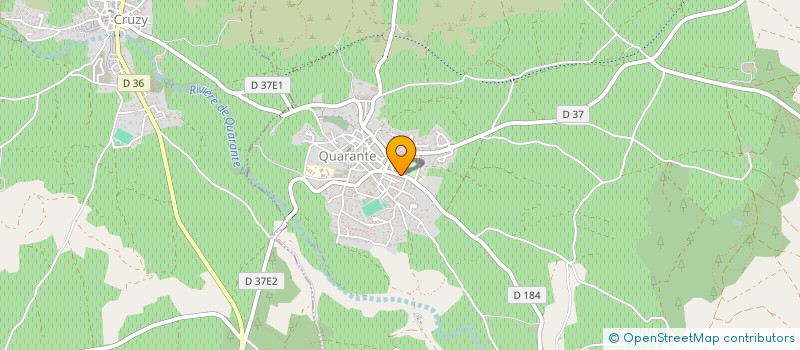 localisation de l'entreprise MONSIEUR MILES BARRINGTON  QUARANTE