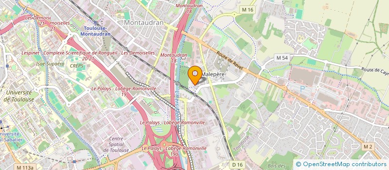 localisation de l'entreprise MONSIEUR MILES BOCAGE DORVILLE  TOULOUSE