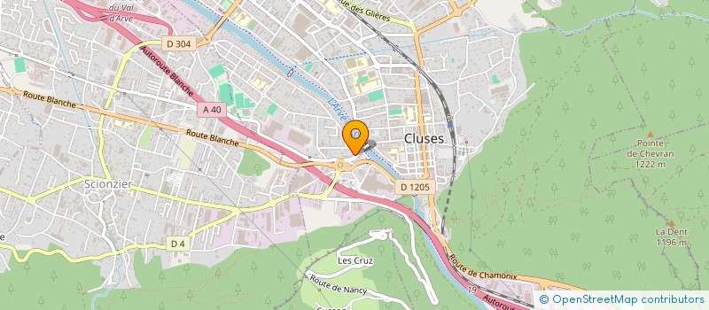 localisation de l'entreprise MONSIEUR MILES JEFFERSON  CLUSES