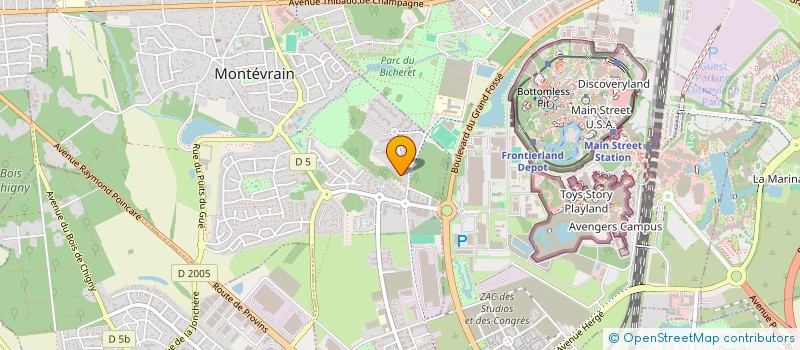 localisation de l'entreprise MONSIEUR MILES SAINTE-ROSE  MONTEVRAIN