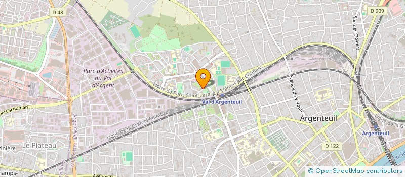 localisation de l'entreprise MONSIEUR MILFLET ISAAC  ARGENTEUIL