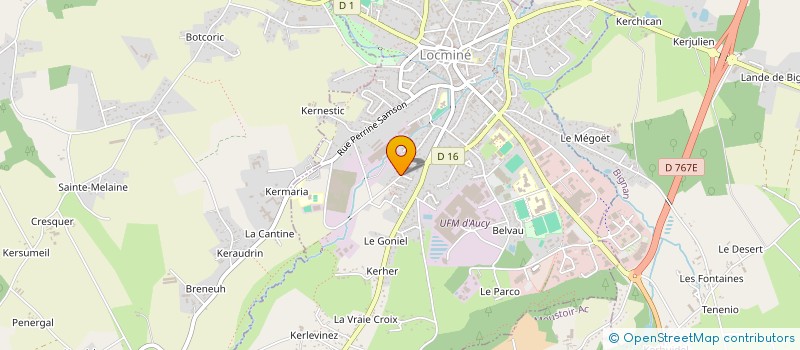 localisation de l'entreprise MONSIEUR MILIAN HAZEVIS  LOCMINE