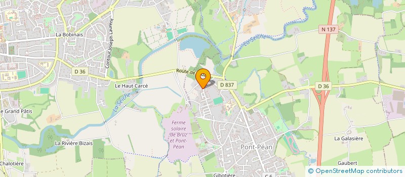 localisation de l'entreprise MONSIEUR MILIANN FRABOT  PONT-PEAN