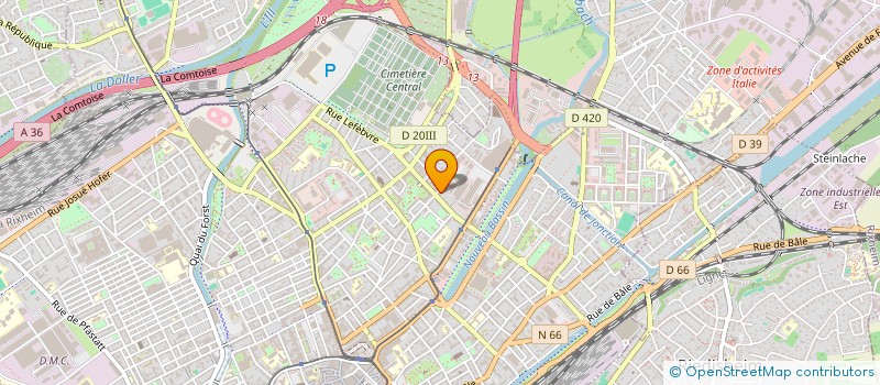 localisation de l'entreprise MONSIEUR MILINDA CHHUM  MULHOUSE