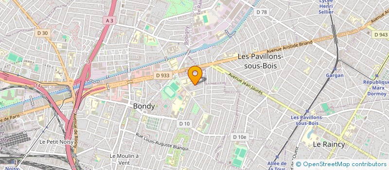 localisation de l'entreprise MONSIEUR MILINKO SPASOJEVIC  BONDY