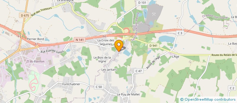 localisation de l'entreprise MONSIEUR MILIO CONTRERAS à SAINT-BRICE-SUR-VIENNE