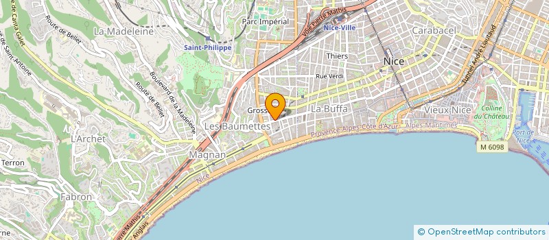 localisation de l'entreprise MONSIEUR MILJAN PETROVIC à NICE
