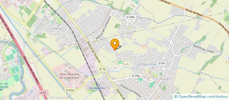 localisation de l'entreprise MONSIEUR MILKI MILY  ESCALQUENS