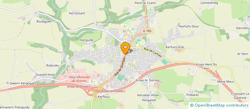 localisation de l'entreprise MONSIEUR MILLAR HAMMOND  PLEYBEN