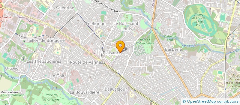 localisation de l'entreprise MONSIEUR MILLION DEBESAY AFOWERKI à ORVAULT