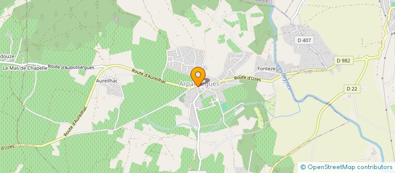 localisation de l'entreprise MONSIEUR MILO ALESSANDRA  ARPAILLARGUES-ET-AUREILLAC