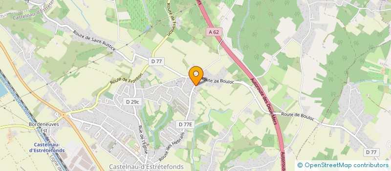 localisation de l'entreprise MONSIEUR MILO BALLAND  CASTELNAU-D'ESTRETEFONDS