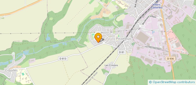 localisation de l'entreprise MONSIEUR MILO BELLINI-LEBAS  VILLERS-COTTERETS