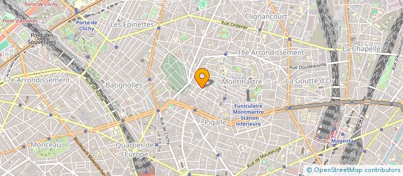 localisation de l'entreprise MONSIEUR MILO BONNARD  PARIS