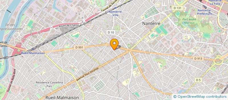 localisation de l'entreprise MONSIEUR MILO BUFOLO  NANTERRE