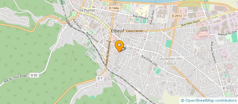 localisation de l'entreprise MONSIEUR MILO DADIOUCOUME  ELBEUF