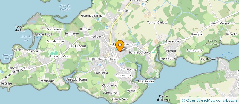 localisation de l'entreprise MONSIEUR MILO DAUPHIN  LOGONNA-DAOULAS