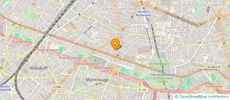 localisation de l'entreprise MONSIEUR MILO GUILLEUX GAUDIN  PARIS