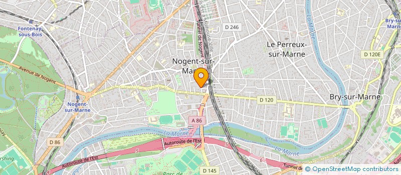 localisation de l'entreprise MONSIEUR MILO HENNO  NOGENT-SUR-MARNE