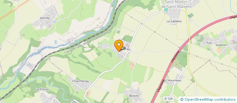 localisation de l'entreprise MONSIEUR MILO LANDELOOS ROCHA  SAINT-MARTIN-DE-SAINT-MAIXENT