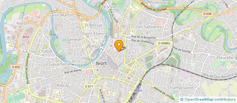 localisation de l'entreprise MONSIEUR MILO LEMAITRE à NIORT